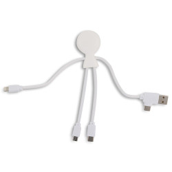 XOOPAR MR. BIO SMART NFC Adapter charging cable with advertising print