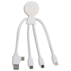 Adapter XOOPAR MR. BIO SMART NFC kabel ładujący z nadrukiem reklamowym