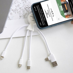 Adapter XOOPAR MR. BIO SMART NFC kabel ładujący z nadrukiem reklamowym