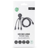 Adapter XOOPAR MR. BIO LONG 1M USB-C kabel z nadrukiem reklamowym