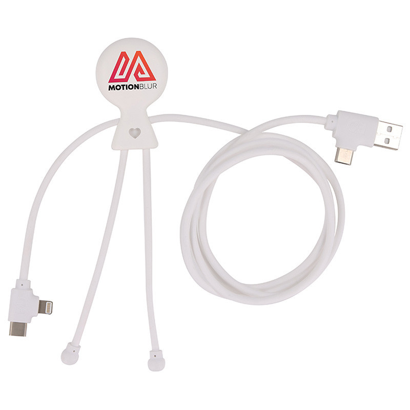 XOOPAR MR. BIO LONG FAST 1M PD Adapter with full color print