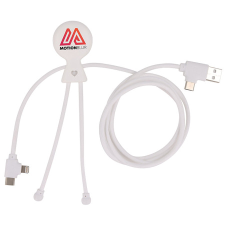 Adapter XOOPAR MR. BIO LONG FAST 1M PD z nadrukiem full color