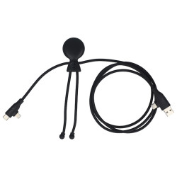 XOOPAR MR. BIO LONG FAST 1.2M Adapter with logo print