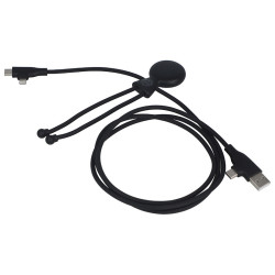 XOOPAR MR. BIO LONG FAST 1.2M Adapter with logo print