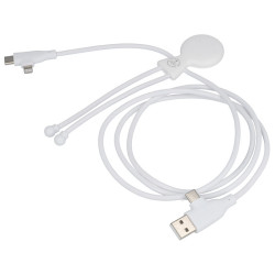 Adapter XOOPAR MR. BIO LONG FAST 1.2M z nadrukiem logo