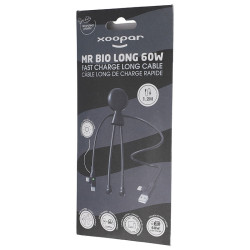 Adapter XOOPAR MR. BIO LONG FAST 1.2M z nadrukiem logo