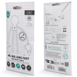 XOOPAR MR. BIO LONG FAST 2M Adapter charging PD cable with Your logo