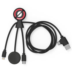 XOOPAR MR. BIO LONG WATCH 1M Adapter for Samsung Watch Apple Watch with logo