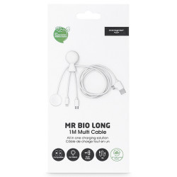 XOOPAR MR. BIO LONG WATCH 1M Adapter for Samsung Watch Apple Watch with logo