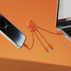 XOOPAR OCTOPUS RP Adapter eco charging cable with your print