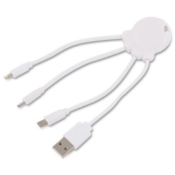 XOOPAR OCTOPUS RP Adapter eco charging cable with your print