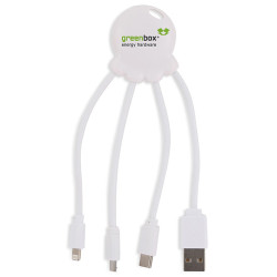 Adapter XOOPAR OCTOPUS RP eko kabel do ładowania z Twoim nadrukiem
