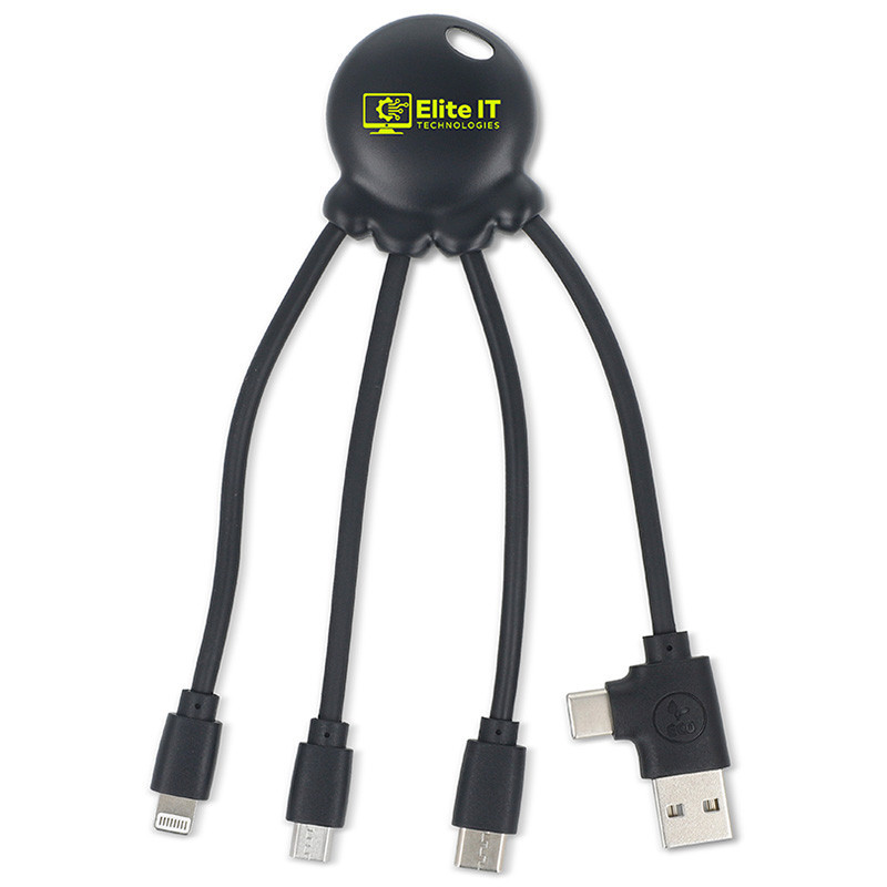 Adapter XOOPAR OCTOPUS OBP eko kabel do ładowania z nadrukiem reklamowym