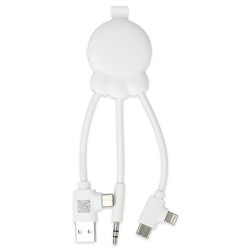 Adapter XOOPAR OCTOPUS BT transmiter Bluetooth kabel z nadrukiem logo