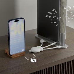 Adapter XOOPAR OCTOPUS BT transmiter Bluetooth kabel z nadrukiem logo