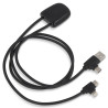 Adapter Przewód XOOPAR ICE-C 1m eko kabel USB Type-A Type-C Lightning z nadrukiem logo