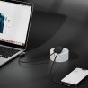 Adapter Przewód XOOPAR ICE-C 1m eko kabel USB Type-A Type-C Lightning z nadrukiem logo
