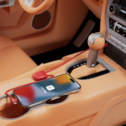 XOOPAR ICE-C 1m Adapter Cable eco USB Type-A Type-C Lightning cable with logo print