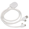 XOOPAR ICE-C 1m Adapter Cable eco USB Type-A Type-C Lightning cable with logo print
