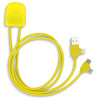 Adapter Przewód XOOPAR ICE-C 1m eko kabel USB Type-A Type-C Lightning z nadrukiem logo