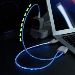 Adapter Przewód XOOPAR ICE-C LIGHTING 1m podświetlany przewód z nadrukiem logo