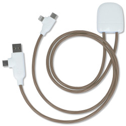 XOOPAR ICE-C LIGHTING 1m Adapter Cable illuminated cable with logo print