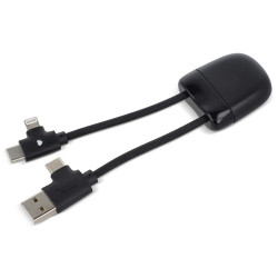XOOPAR ICE-B Adapter Cable for USB-C Lightning charging with your logo