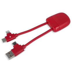 XOOPAR ICE-B Adapter Cable for USB-C Lightning charging with your logo