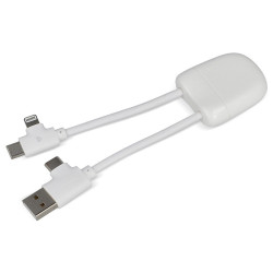 XOOPAR ICE-B Adapter Cable for USB-C Lightning charging with your logo
