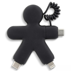 XOOPAR BUDDY Adapter Cable USB-C Lightning charging cable with full color print