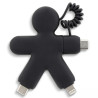 Adapter Przewód XOOPAR BUDDY kabel ładujący USB-C Lightning z nadrukiem full color