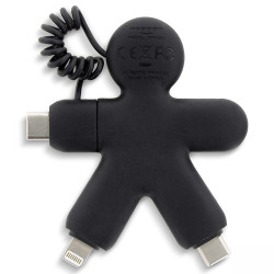 Adapter Przewód XOOPAR BUDDY kabel ładujący USB-C Lightning z nadrukiem full color