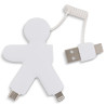 Adapter Przewód XOOPAR BUDDY kabel ładujący USB-C Lightning z nadrukiem full color