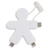 Adapter Przewód XOOPAR BUDDY kabel ładujący USB-C Lightning z nadrukiem full color