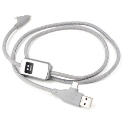 XOOPAR ALLURE Adapter Cable PD 100W charging cable with logo engraving