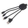 XOOPAR INE SMART eco Adapter Cable leather cable with company logo