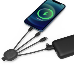 XOOPAR INE SMART eco Adapter Cable leather cable with company logo