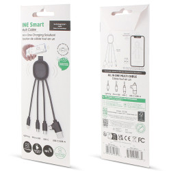 Eko Adapter Przewód XOOPAR INE SMART skórzany kabel z logo firmy