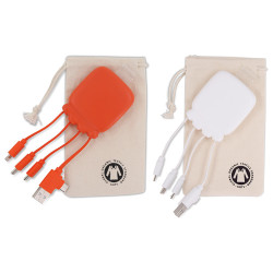 XOOPAR OCTOPUS GAMMA 2 Power Bank Adapter Cable 3000mAh with print