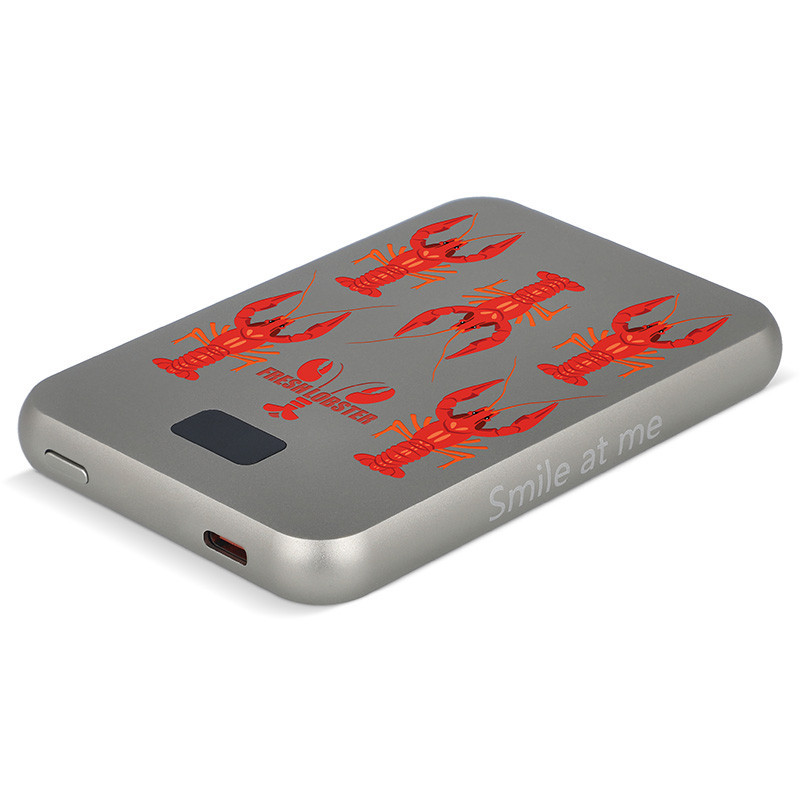 XOOPAR SMILE Power Bank 5000mAh Qi MagSafe with mirror advertising