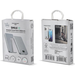 XOOPAR SMILE Power Bank 5000mAh Qi MagSafe with mirror advertising