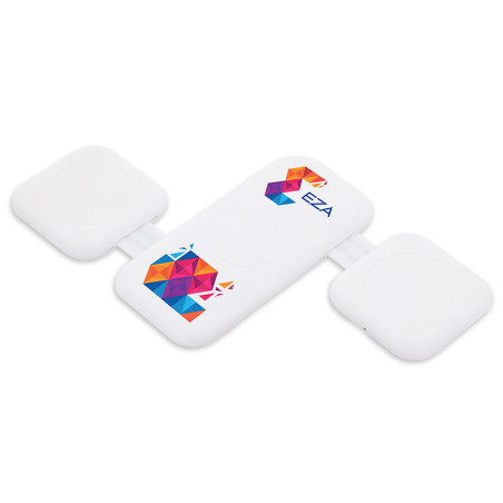 XOOPAR TRAFOLD 3 Wireless Charger Qi 15W MagSafe eco with logo
