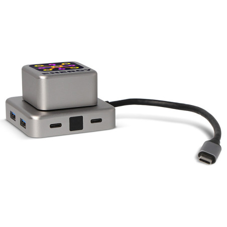 XOOPAR CUBBI Hub eco aluminum promotional gift with an advertising logo