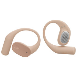 JBL SENSE LITE Wireless Earbuds with advertising print