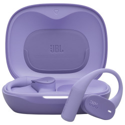 JBL SENSE LITE Wireless Earbuds with advertising print