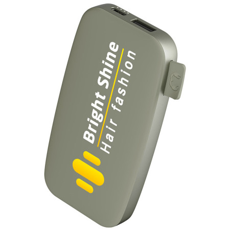 FRESH 'N REBEL 6000 MAH Power Bank with full color logo print