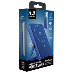 FRESH 'N REBEL MAGNETIC WIRELESS 10000 MAH Power Bank Qi 15W PD 20W