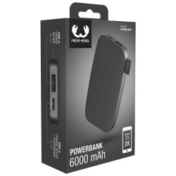 FRESH 'N REBEL 6000 MAH Power Bank with full color logo print