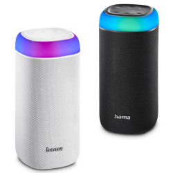 HAMA SHINE 2.0 30W LED BT Wireless Speaker with a printed logo