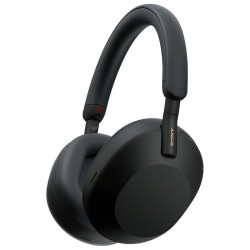 SONY WH-1000XM5 ANC BT Wireless Over-Ear Headphones with advertising logo